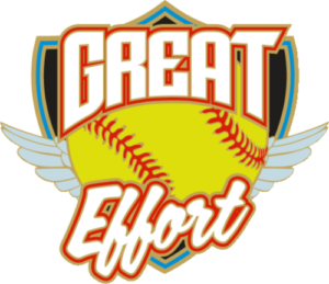1.25" Great Effort Softball Pin-2964