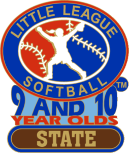 1 1/4" 9-10 State Softball Pin-2832