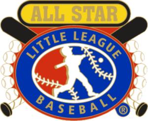 1 1/4" Little League All Star Baseball Pin-2823