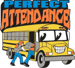 1" Perfect Attendance School Pin-2921