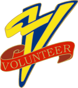1" Volunteer School Pin-2917
