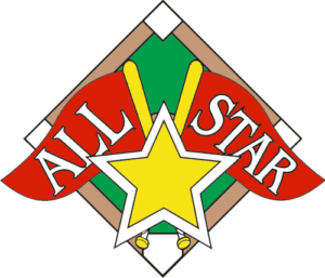 1.25" All Star Baseball Pin-2971