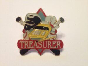 1.25" TREASURER PIN-3203