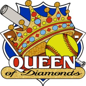 FS-224 1.75"  QUEEN OF DIAMONDS (GLITTER)
