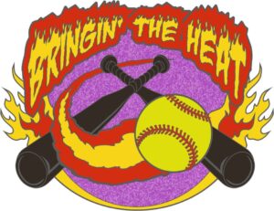 FS-207 1.75"  BRINGIN' THE HEAT SOFTBALL TRADER