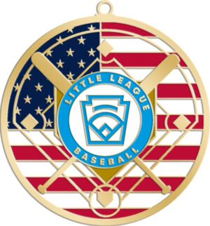 L-301-G L.L. FLAG MEDAL-GOLD