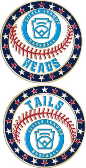 L-450 LITTLE LEAGUE BASEBALL UMPIRE COIN