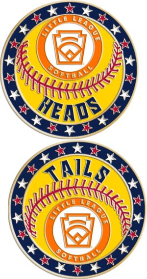 L-451 LITTLE LEAGUE SOFTBALL UMPIRE COIN