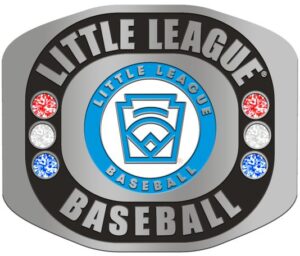 LLR-410 LITTLE LEAGUE BASEBALL RING-SILVER SIZE 10